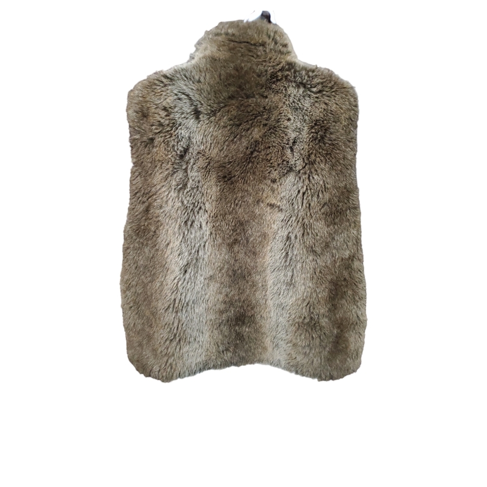 Carolina Colours Faux Fur Reversible Brown Vest - Picture 2 of 10
